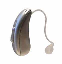 Prothèse auditive mini-contour d'oreille de type RIE (Receiver In the Air : receveur déporté)